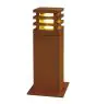 SLV Vierkant 40 Vloerlamp Staal Roestig | Buitenverlichting - IP55 - Geschikt voor 1x E27 